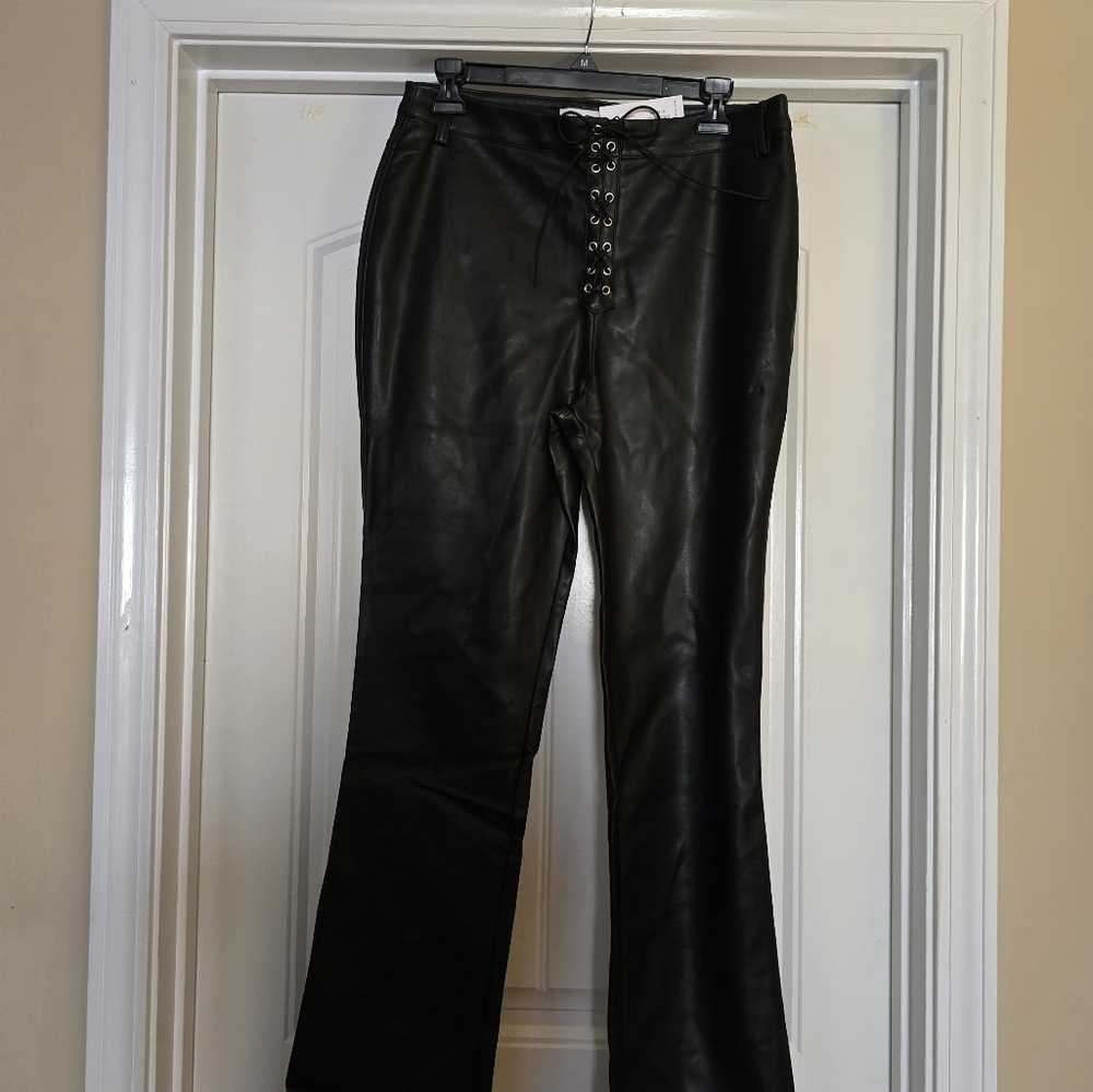 We Wore What Lace Front Vegan Leather Pant - Picture 6 of 7